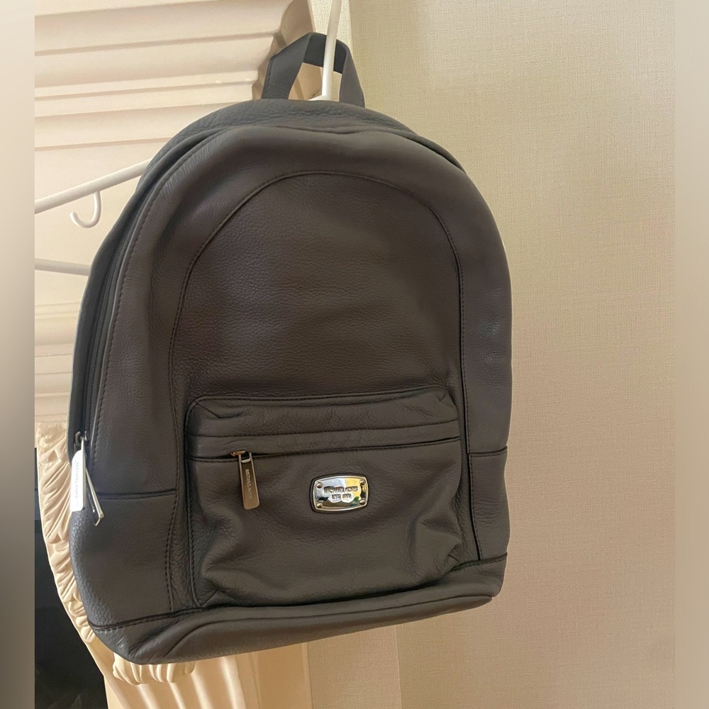 Michael Kors Grey Medium Backpack